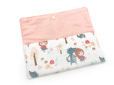 PRE-ORDER Fabric Wallet Red Riding Hood Smiley Wolf