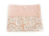 PRE-ORDER Fabric Wallet Rose Gold Flower