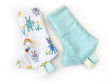 PRE-ORDER Drool Pads Fabric Tummy Bunnies