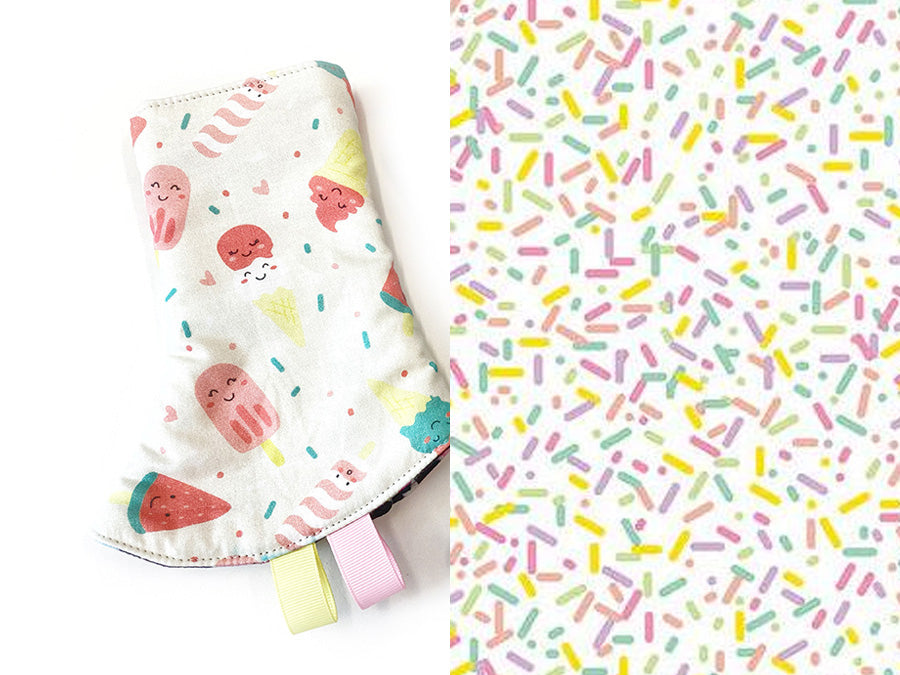 Drool Pads Happy Ice Cream
