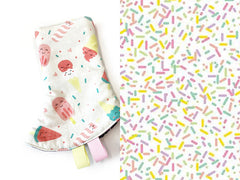 Drool Pads Happy Ice Cream