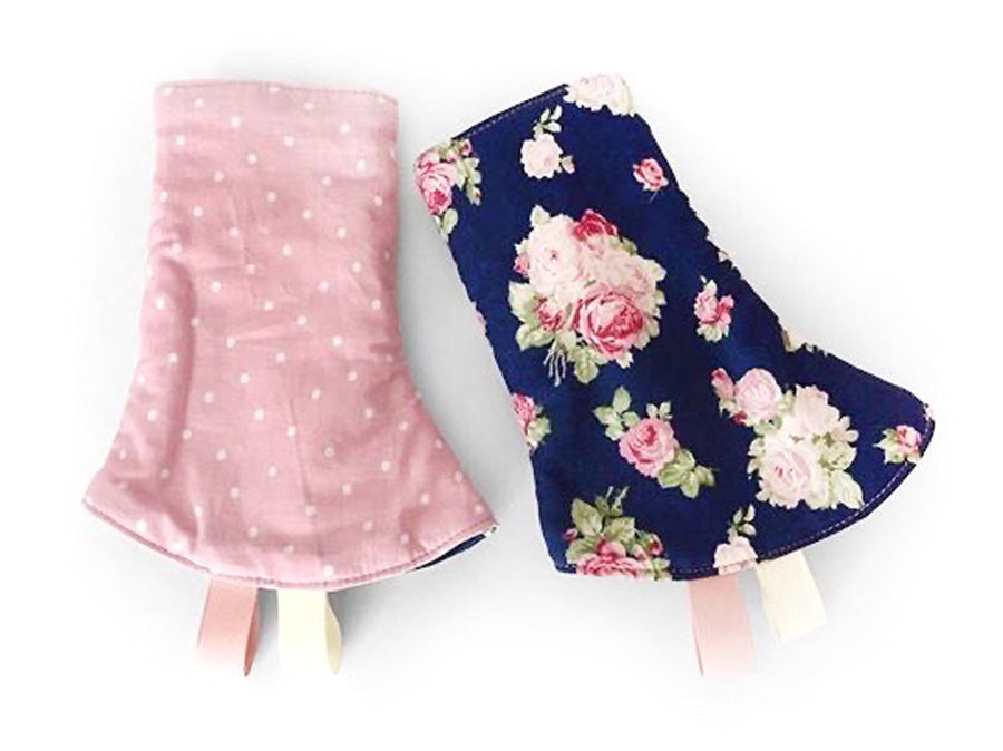 [LAST PIECE] Corner Drool Pads Navy Blossom
