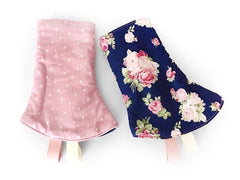 [LAST PIECE] Corner Drool Pads Navy Blossom