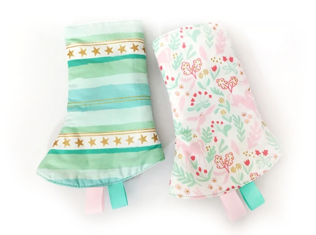 PRE-ORDER Drool Pads Unicorn Foliage Mint