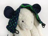 IN-STOCK Tula Hood Ears Navy Green