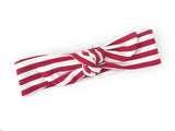Notty Headband Red Stripes