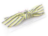 [SALE] Notty Headband Yellow Grey Stripes