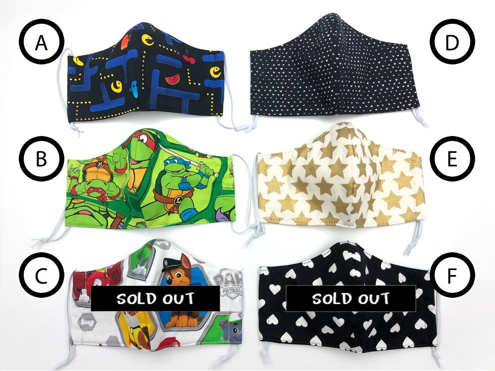 IN-STOCK Fabric Mask (Young kid) 2