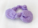 Mini Scrunchie Dots Purple