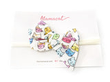 Bow Headband Rainbow Cats