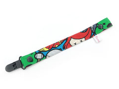 Pacifier Strap / Toy Strap Chibi Marvel Blue