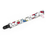 PRE-ORDER Pacifier Strap Hello Kitty Red Blue