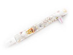 Pacifier Strap / Toy Strap Pooh Flowers