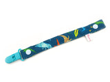 PRE-ORDER Pacifier Strap Sea Dino Navy