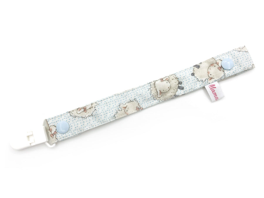 IN-STOCK Pacifier Strap Sheepy Blue
