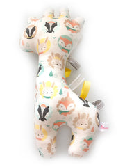 PRE-ORDER Rattle Giraffe Bubble Friends