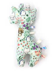 Rattle Giraffe Mint Forest