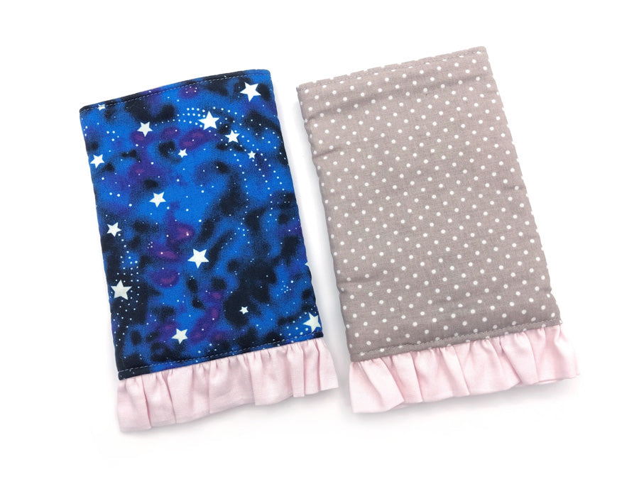 [CLEARANCE] Wide Straight Drool Pads Glow in the Dark Stars