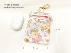 PRE-ORDER Zippy Pouch Mickey Minnie Date White
