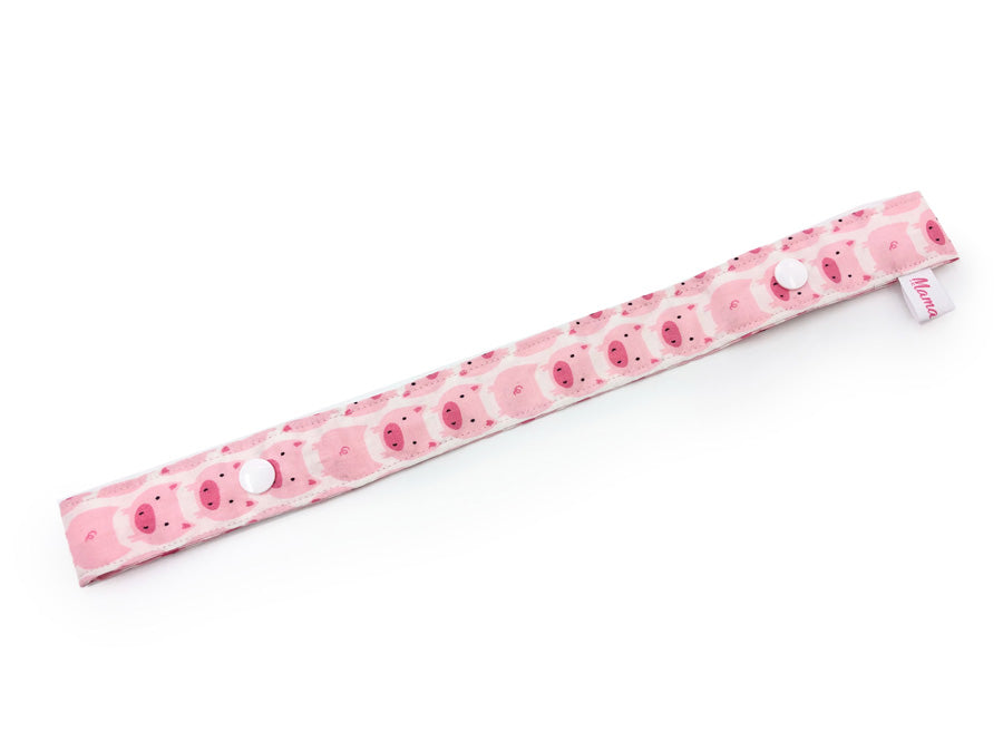 Pacifier Strap / Toy Strap Piggy Line Up
