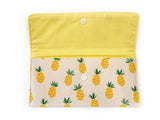 PRE-ORDER Fabric Wallet Pineapple Huat